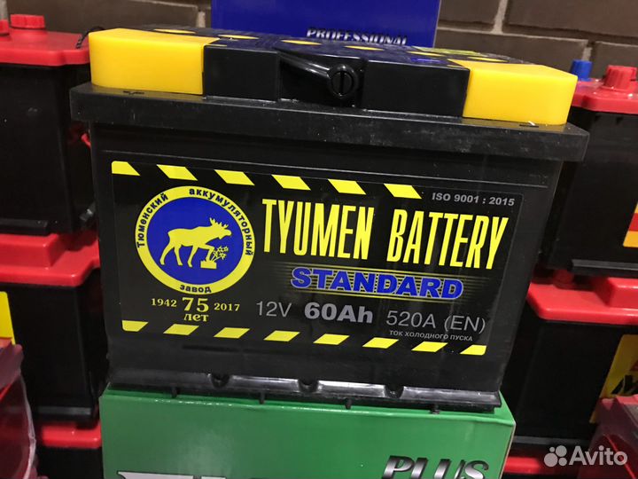 Аккумулятор 6ст - 60 (Тюмень) L - пп