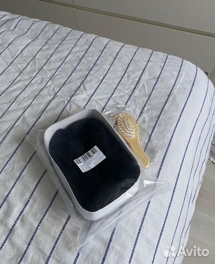 Парик черный длинный с челкой 55 см