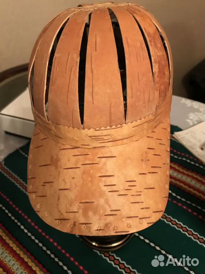 Бейсболка из бересты новая