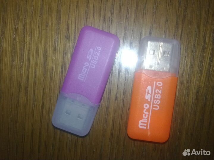 USB micro SD microSD картридер компактный микро сд
