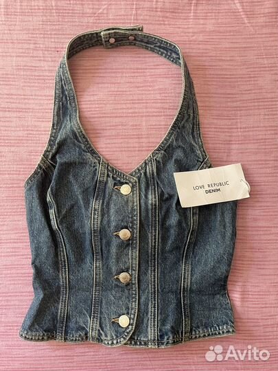 Жилет джинсовый женский 44 р. Love republic denim