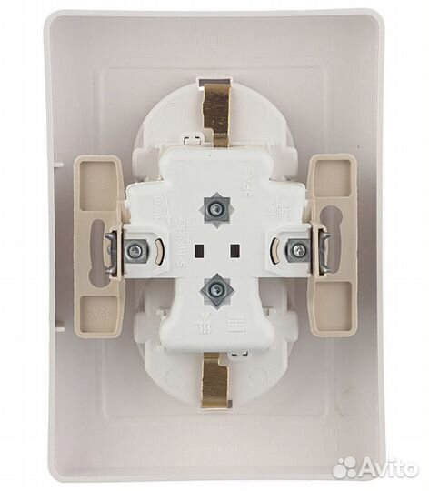 Розетка с рамкой blnrs001121 двойная скрытая устан