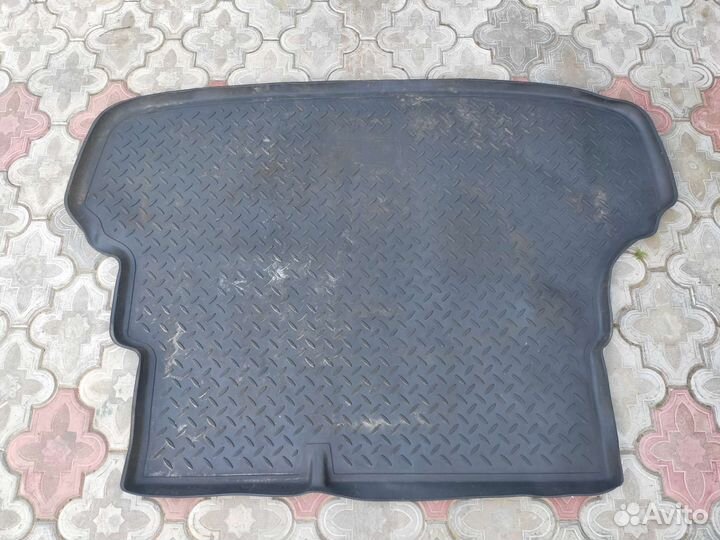 Коврик в багажник rio / solaris