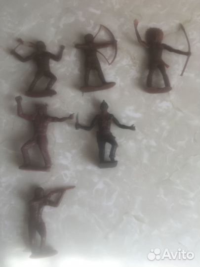 Солдатики -индецы ковбои -СССР гдр -80 х годов