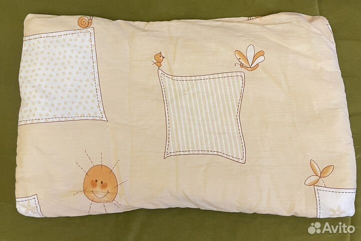 Детская кровать 120х60 с матрацем и бортиками