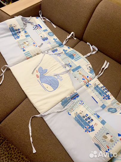 Бортики в детскую кроватку и гнездышко