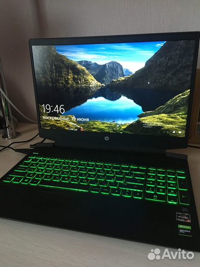 Игровой ноутбук HP Pavilion Gaming 15-ec1078ur