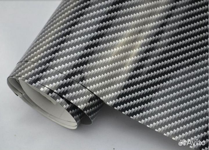 Пленка под карбон 2D черная