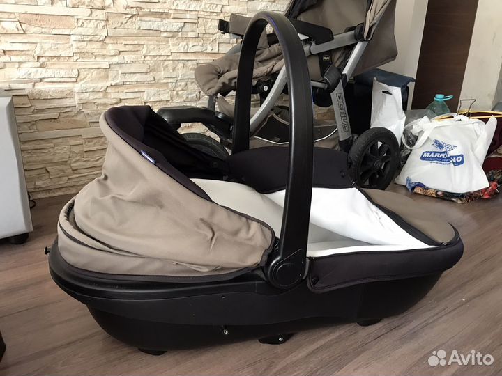 Детские коляски 3 в 1 бу трансформер Chicco