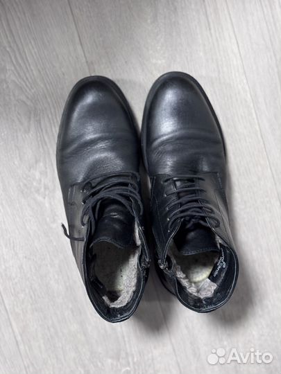 Ботинки мужские кожа зима 41