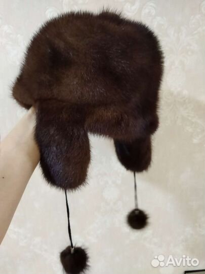 Шапка норковая женская