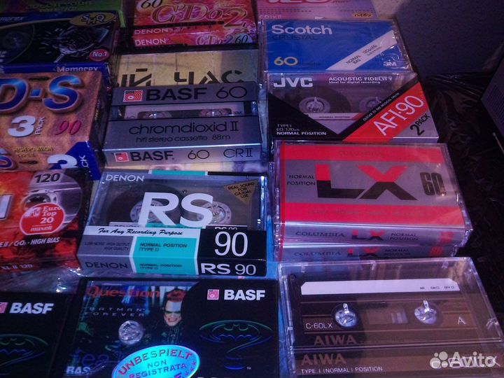 Аудиокассеты запечатанные и б.у