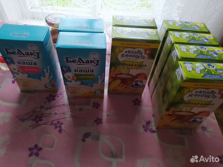 Детские каши молочные