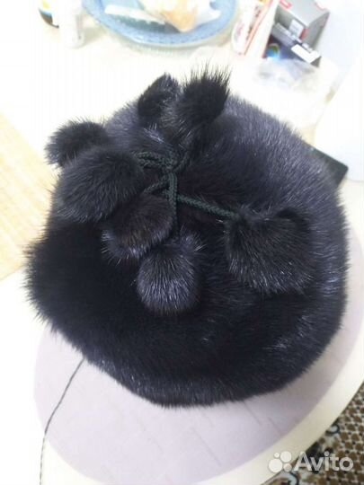 Шапка норковая женская бу
