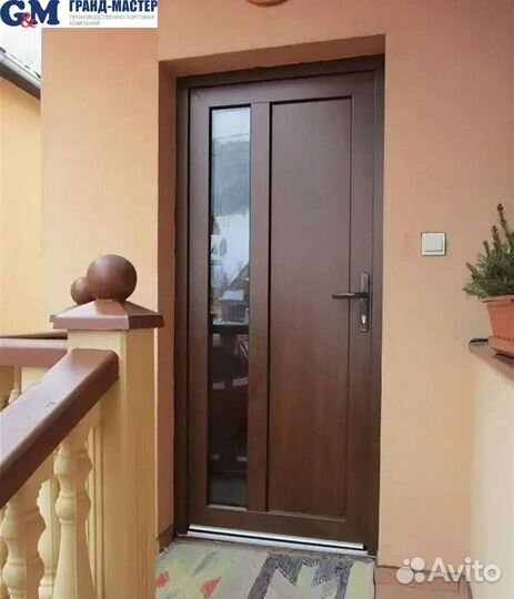 Двери входные из ламинированного профиля пвх