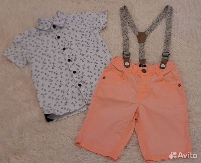 Комплект шорты и рубашки Next 104см