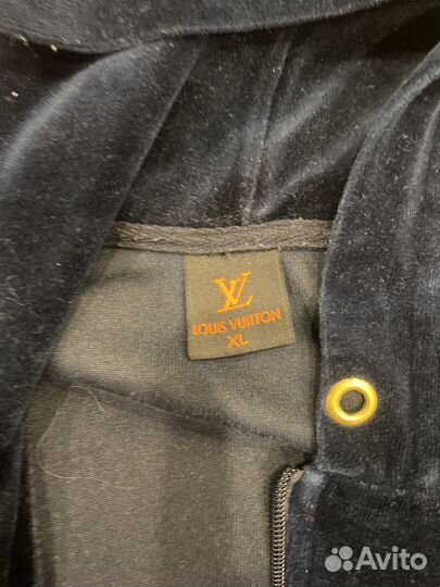 Велюровая кофта louis Vuitton