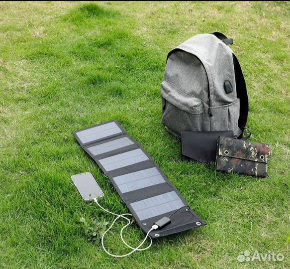Походная солнечная батарея 20 вт кемпинг повербанк
