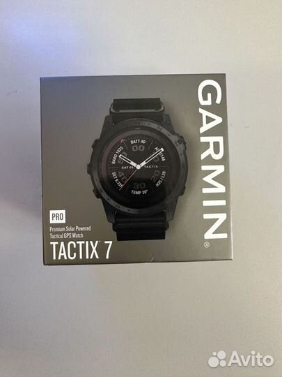 Часы Garmin Tactix 7 Pro черный нейлоновый ремешок