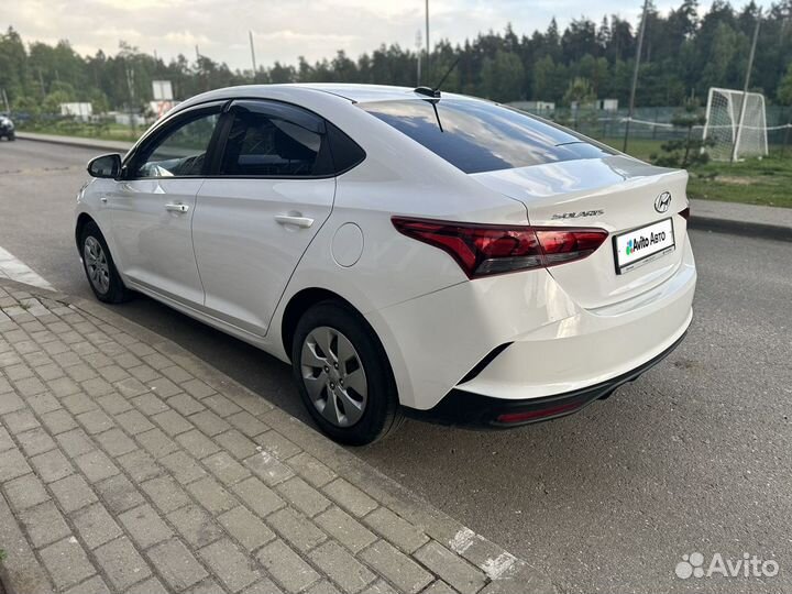 Hyundai Solaris 1.6 МТ, 2022, 89 257 км