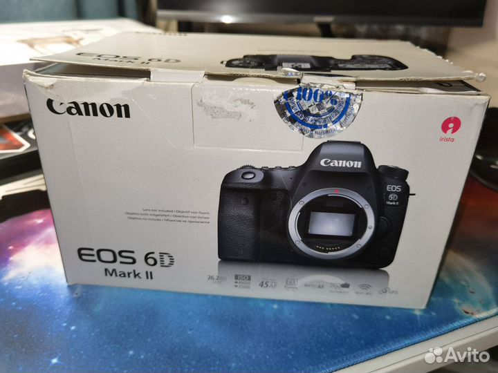 Коробка от Canon eos 6d mark 2
