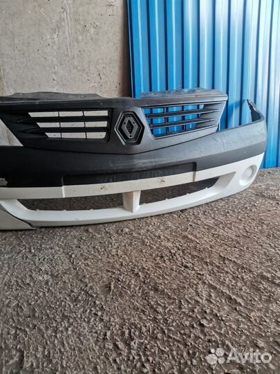 Бампер передний renault logan