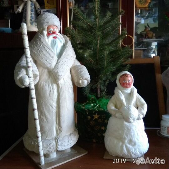 Дед Мороз(50см+) и Снегурочка как в детстве