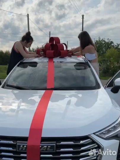 Большой подарочный бант на машину