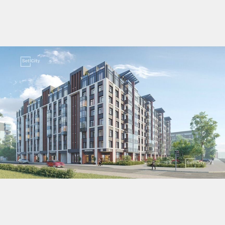 3-к. квартира, 116,2 м², 1/9 эт.