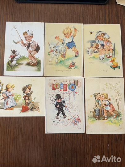 Немецкие открытки 1940-50