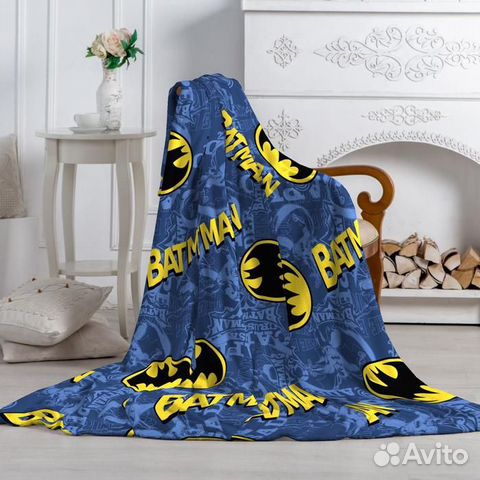 Плед batman, 100х150см и 150х200см