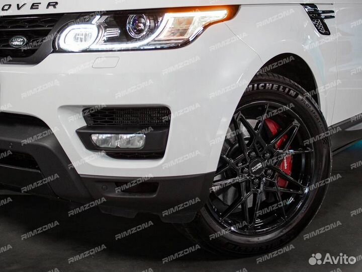 Кованые диски R20 на range rover sport