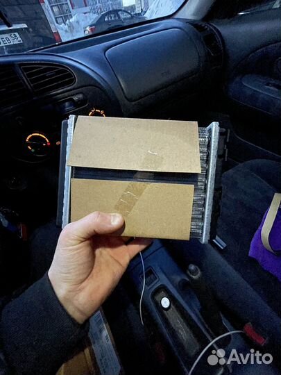 Радиатор отопителя mitsubisi lancer/colt/nissan