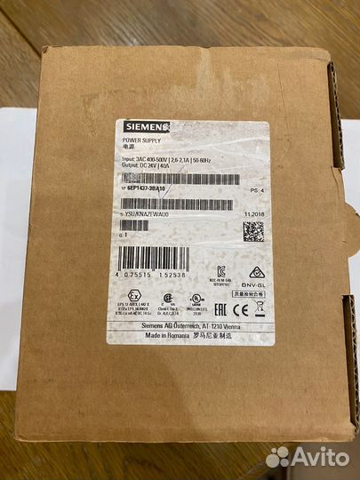 6EP1437-3BA10 sitop, блок питания PSU8200