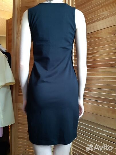 Платье мини с бахромой