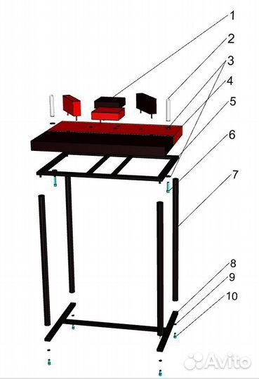 Стол для армрестлинга