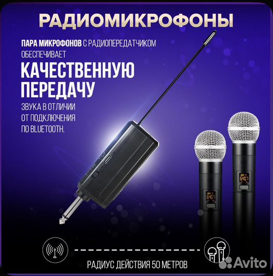 Микрофон караоке беспроводной Vita Musica