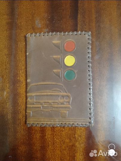 Обложка На Водительское Удостоверение “Кожа