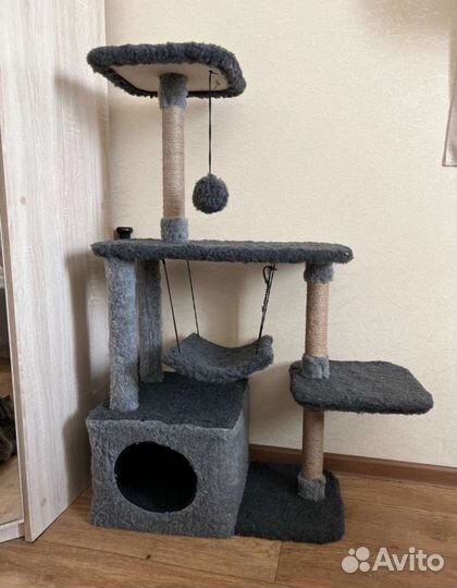 Домик для кошки с когтеточкой