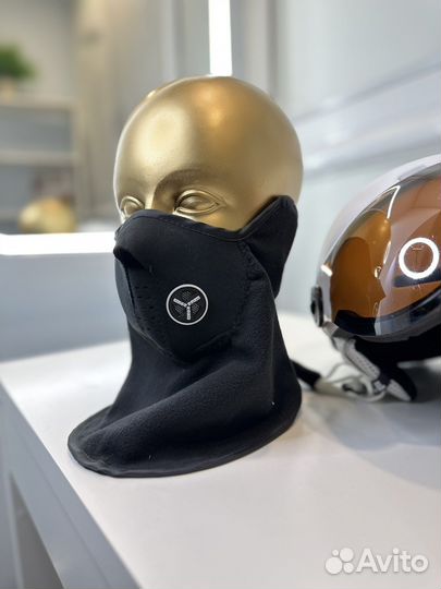 Горнолыжный шлем+очки+балаклава