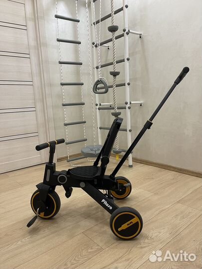 Велосипед трехколесный детский pituso с ручкой