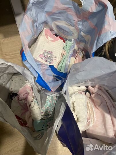 Пакет вещей на девочку до года