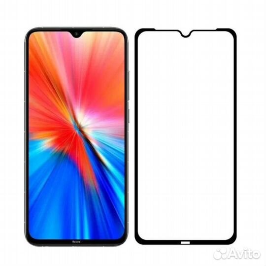 Защитное стекло 9D Xiaomi Redmi 9t/Note 9 4G/9 Pow