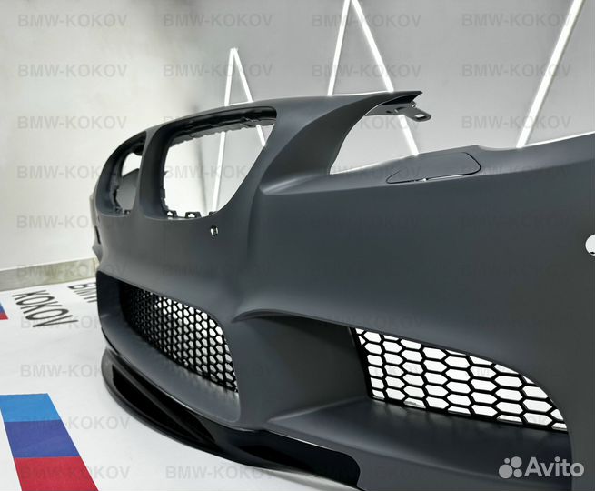 Сплиттер губа на передний бампер BMW F10 M5