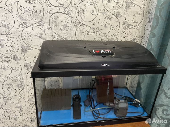 Аквариум aquael 80л+ оборудование