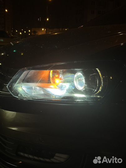 Фары на VW polo с bi-led модулями aozoom a15 3.0