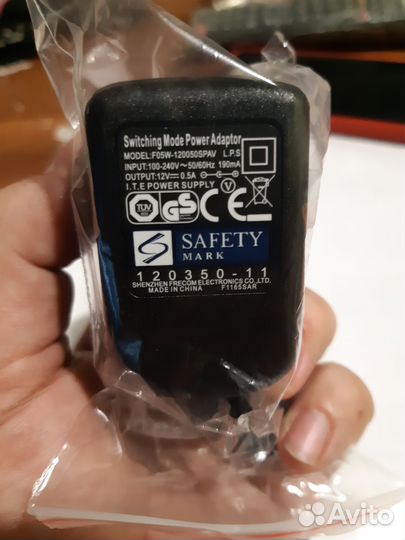 Сетевые адаптеры 12v 0.5A