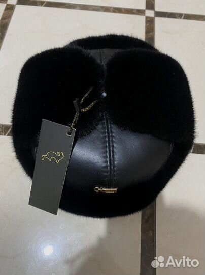 Норковая шапка мужская новая