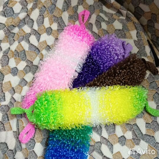 Мочалка ручной работы