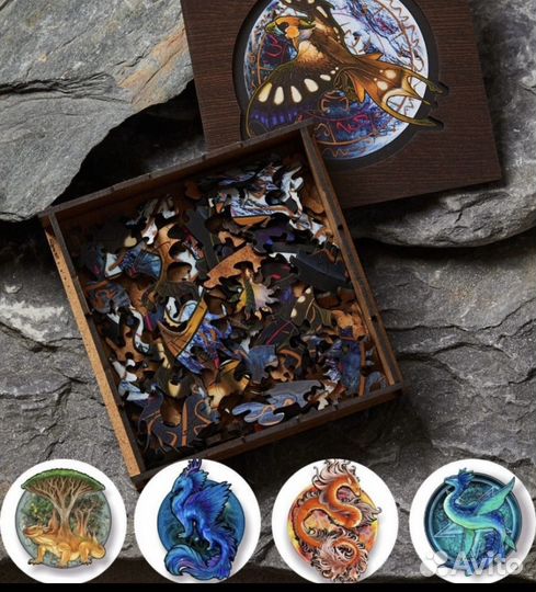 Деревянные 3d пазлы